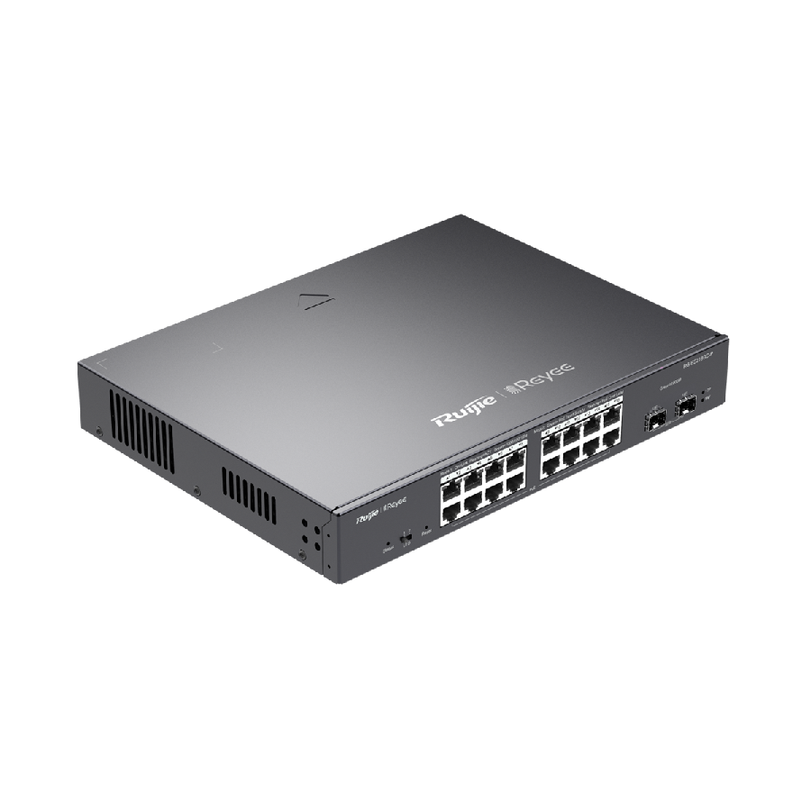 Ruijie Reyee RG-ES218GC-P – 18-Port Gigabit Smart Cloud Managed PoE Switch cho SMB và hệ thống camera IP
