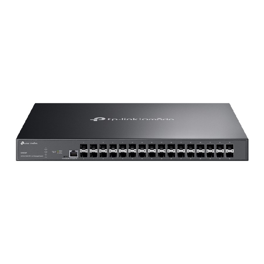 TP-Link SX3032F | Switch Quang 32 Port 10G SFP+ Quản Lý Cao Cấp Omada, Dual PSU, VLAN, QoS, Static Routing, Hiệu Năng 640Gbps