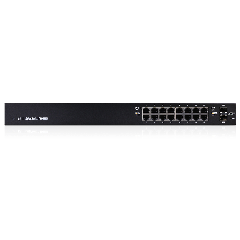 Ubiquiti EdgeSwitch 16 PoE ES-16-150W - 16x Gigabit RJ45 + 2x SFP, 150W