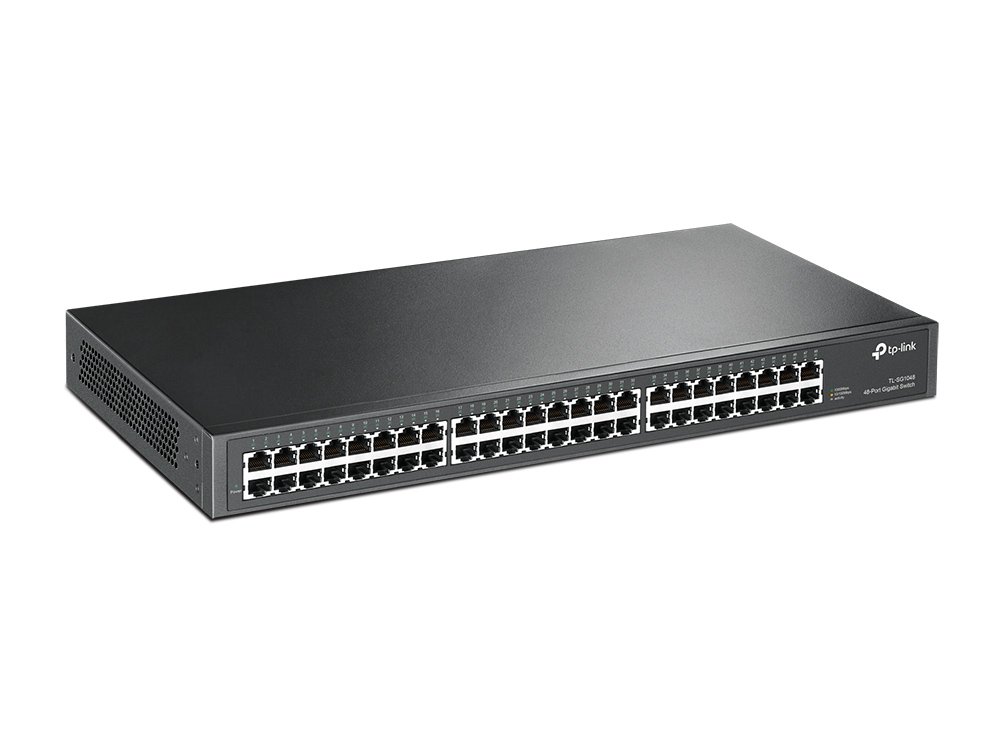 TP-Link TL-SG1048 | Switch Gigabit 48 port, Unmanaged, vỏ kim loại rackmount, hoạt động ổn định cho doanh nghiệp