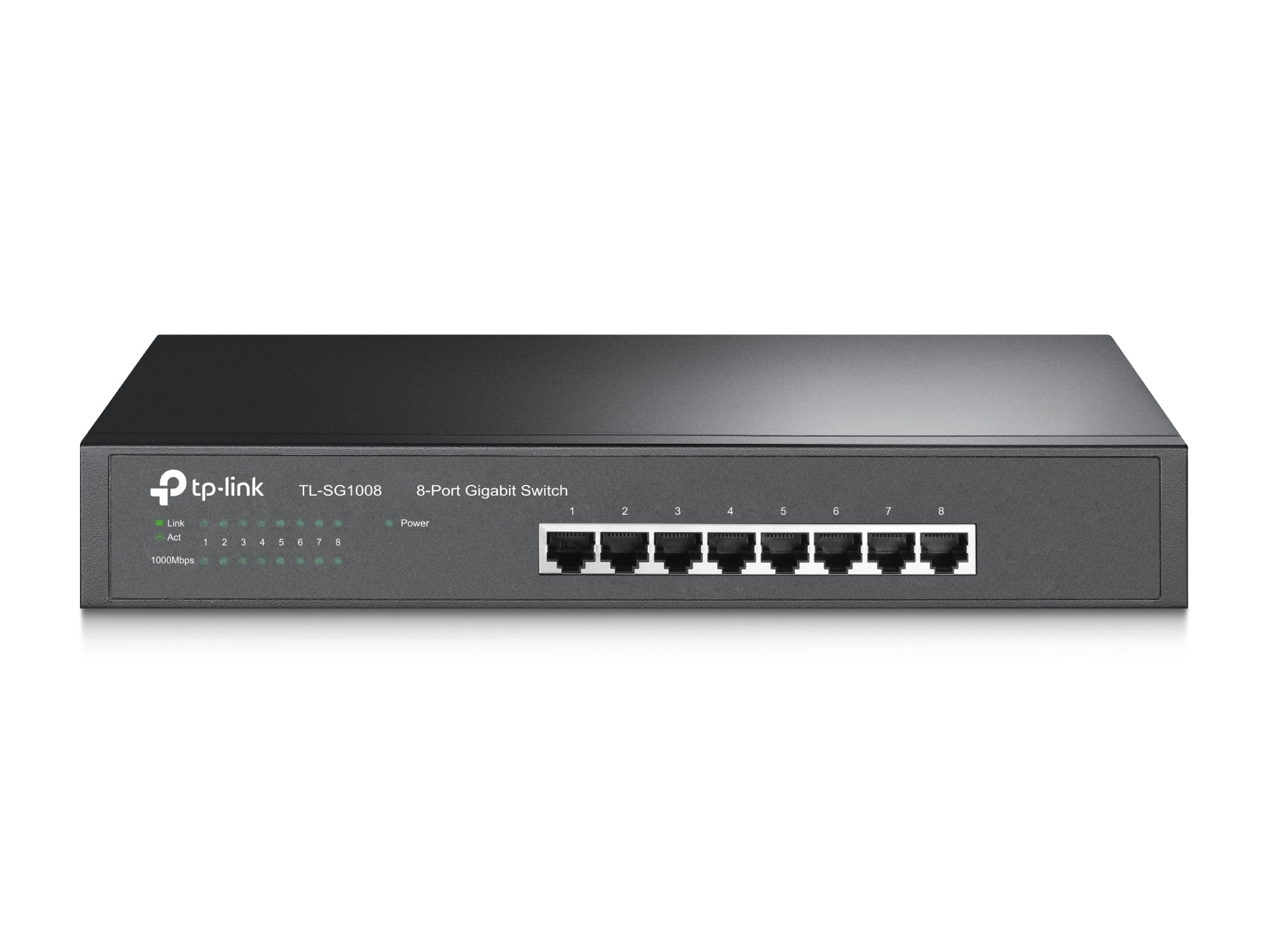 TP-Link TL-SG1008 | Switch 8 port Gigabit, Unmanaged, tốc độ 1000 Mbps, thiết kế để bàn nhỏ gọn cho văn phòng