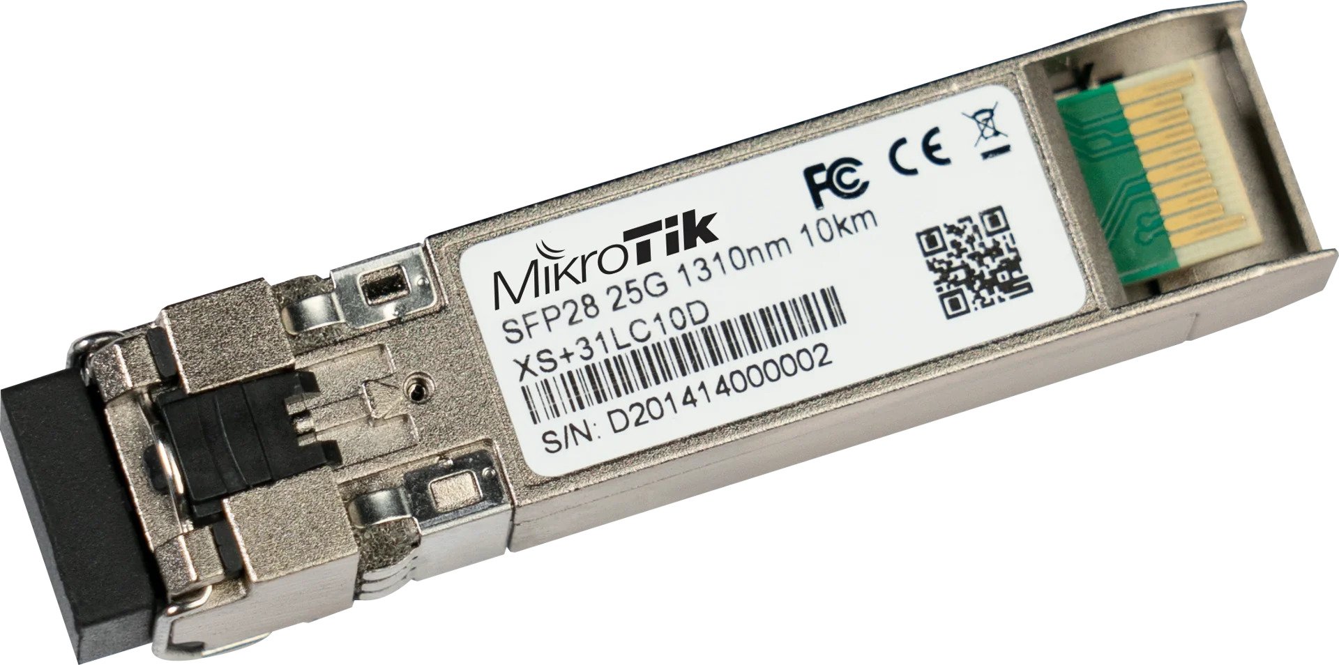 Module quang MikroTik XS+31LC10D | SFP/SFP+/SFP28 SM 1G-10G-25G 10km | NAMHI