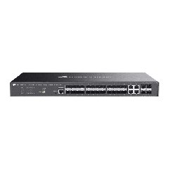 TP-Link SG3428XF | Switch 28 Port SFP Quang Uplink 10G Quản Lý Cao Cấp Omada, VLAN, QoS, Nguồn Dự Phòng Kép