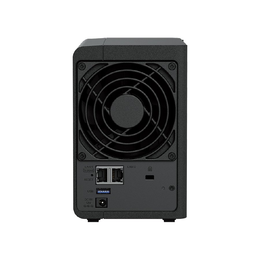 Synology DiskStation DS225+ - NAS 2-bay nhỏ gọn, CPU Intel, RAM nâng cấp linh hoạt