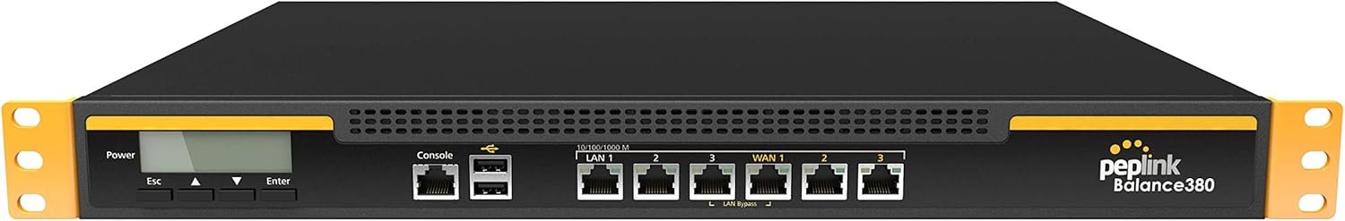 Peplink Balance 380 (BPL-380) - Router SD-WAN 3 WAN Gigabit, hiệu năng 1Gbps, SpeedFusion linh hoạt cho doanh nghiệp