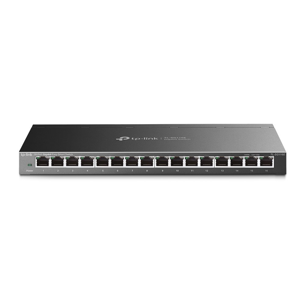 TP-Link TL-SG116E | Easy Smart Switch 16 Port Gigabit, VLAN, QoS, IGMP Snooping, hiệu năng cao