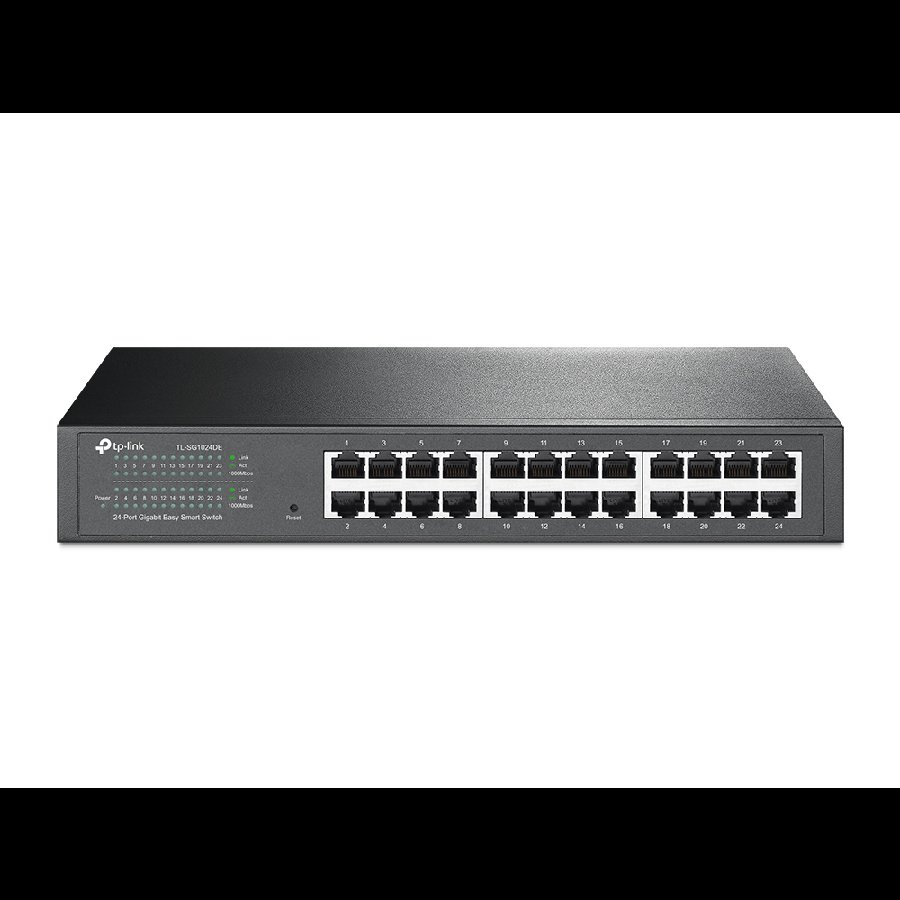 TP-Link TL-SG1024DE | Switch Gigabit Easy Smart 24 port, VLAN, QoS, IGMP Snooping, hiệu suất cao cho doanh nghiệp vừa