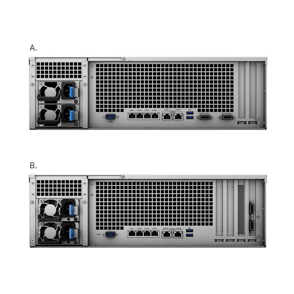 Synology RackStation RS4021xs+ | NAS 3U 16-Bay, CPU Xeon 8-Core, Dual 10GbE Tích Hợp