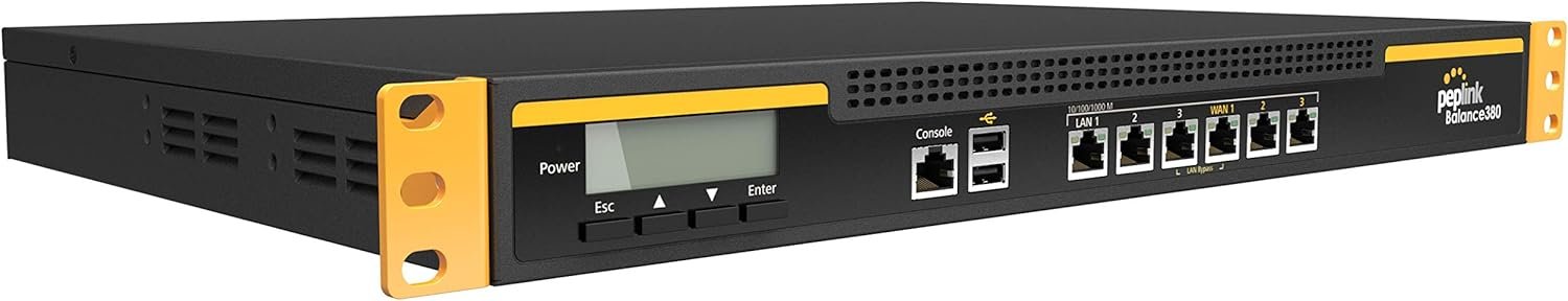 Peplink Balance 380 (BPL-380) - Router SD-WAN 3 WAN Gigabit, hiệu năng 1Gbps, SpeedFusion linh hoạt cho doanh nghiệp