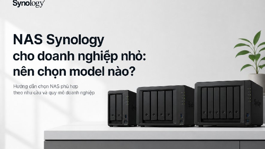 NAS Synology cho doanh nghiệp nhỏ: nên chọn model nào?