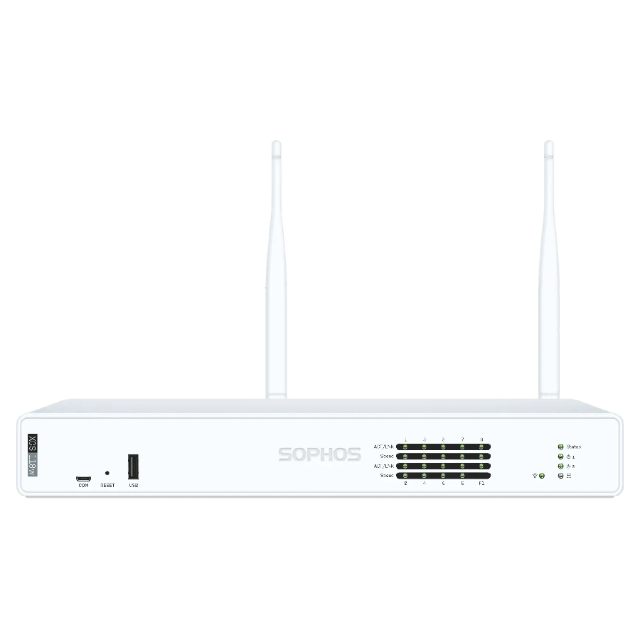 Tường Lửa Sophos XGS 118w: Sức Mạnh Vượt Trội, Kết Nối Toàn Diện với Wi-Fi 6 và 9 Cổng 2.5GE