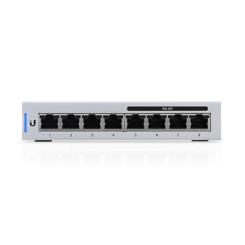 UniFi Switch 8 PoE (US-8-60W) - Switch 8 cổng Gigabit, 4 PoE, nhỏ gọn