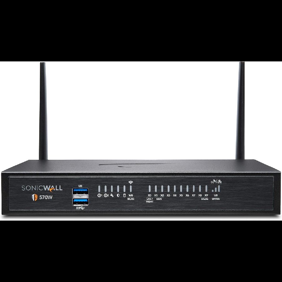 SonicWALL TZ570W – Tường Lửa Wi-Fi 6 Gen 7 Hiệu Năng Cao Cho Doanh Nghiệp Phát Triển