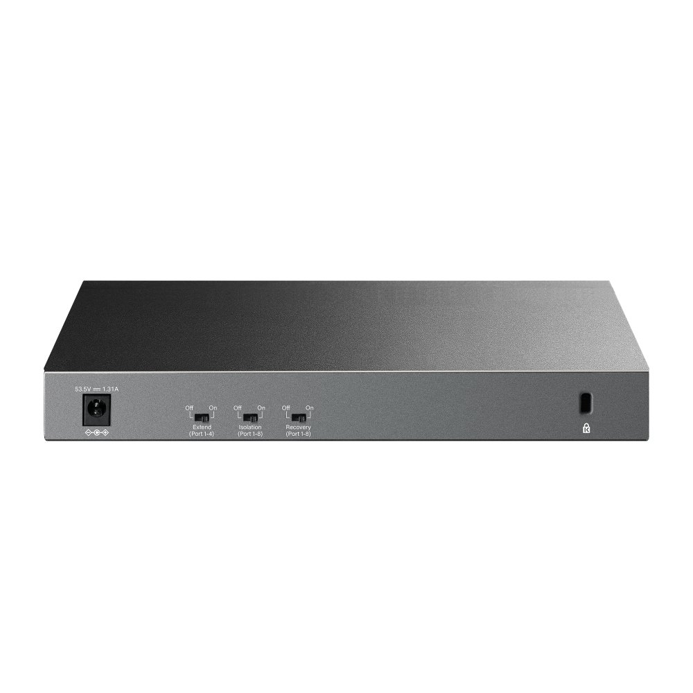 TP-Link LS1210GP | Switch 10 Port Gigabit PoE+ 61W Truyền Xa 250m, Tự Động Phục Hồi, Hoạt Động Êm Ái