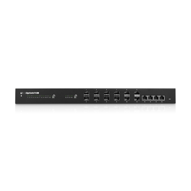 Ubiquiti EdgeSwitch 16 XG ES-16-XG – 12x SFP+ 10G + 4x RJ45 10G, Aggregation