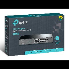 TP-Link TL-SG1016D | Switch 16 port Gigabit, Unmanaged, vỏ nhựa, cắm là chạy, hiệu năng ổn định cho văn phòng vừa