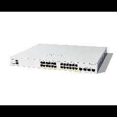 Cisco Catalyst C1200-24FP-4G – Switch PoE+ 24 port Gigabit công suất 375 W, hiệu năng mạnh mẽ cho SMB