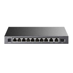 TP-Link TL-SL1311P | Switch 8 Port PoE+ 65W 10/100Mbps + 3 Port Gigabit, Truyền Xa 250m, Hoạt Động Êm Ái