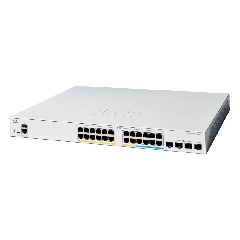 Cisco Catalyst C1300-24MGP-4X – Switch Multi-Gig PoE+ 24 port (2.5G) + 4 uplink 10G SFP+, hiệu năng mạnh mẽ cho SMB