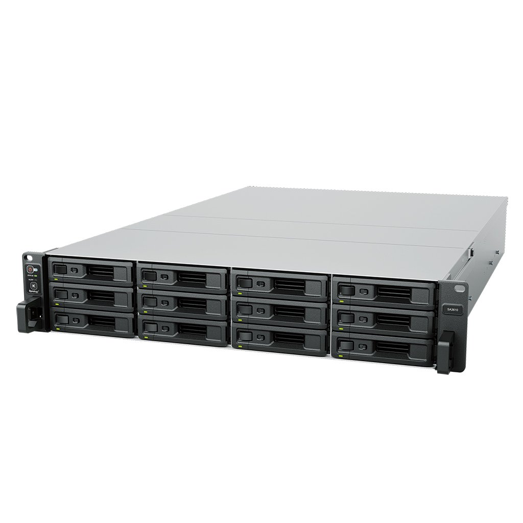 Synology SA3410 | NAS 2U 12-Bay, CPU Xeon 8-Core, Khả Năng Mở Rộng 180 Ổ Đĩa