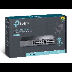 TP-Link TL-SF1024D | Switch 24 port 10/100 Mbps, Unmanaged, thiết kế để bàn, hoạt động ổn định cho văn phòng vừa
