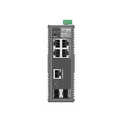 TP-Link IES206G | Switch Công Nghiệp 6 Port Gigabit Quản Lý Cloud Omada, Hoạt Động -40~75°C, Vỏ Nhôm IP40