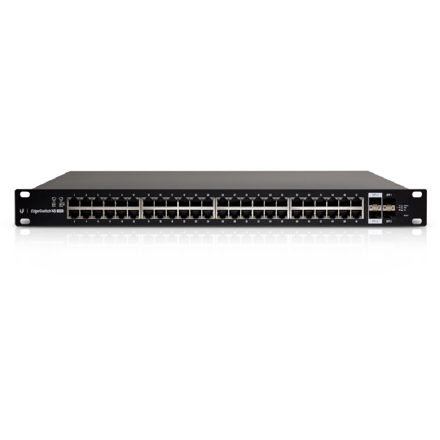 Ubiquiti EdgeSwitch 48 PoE ES-48-750W - 48x Gigabit RJ45 + 4x SFP, 750W
