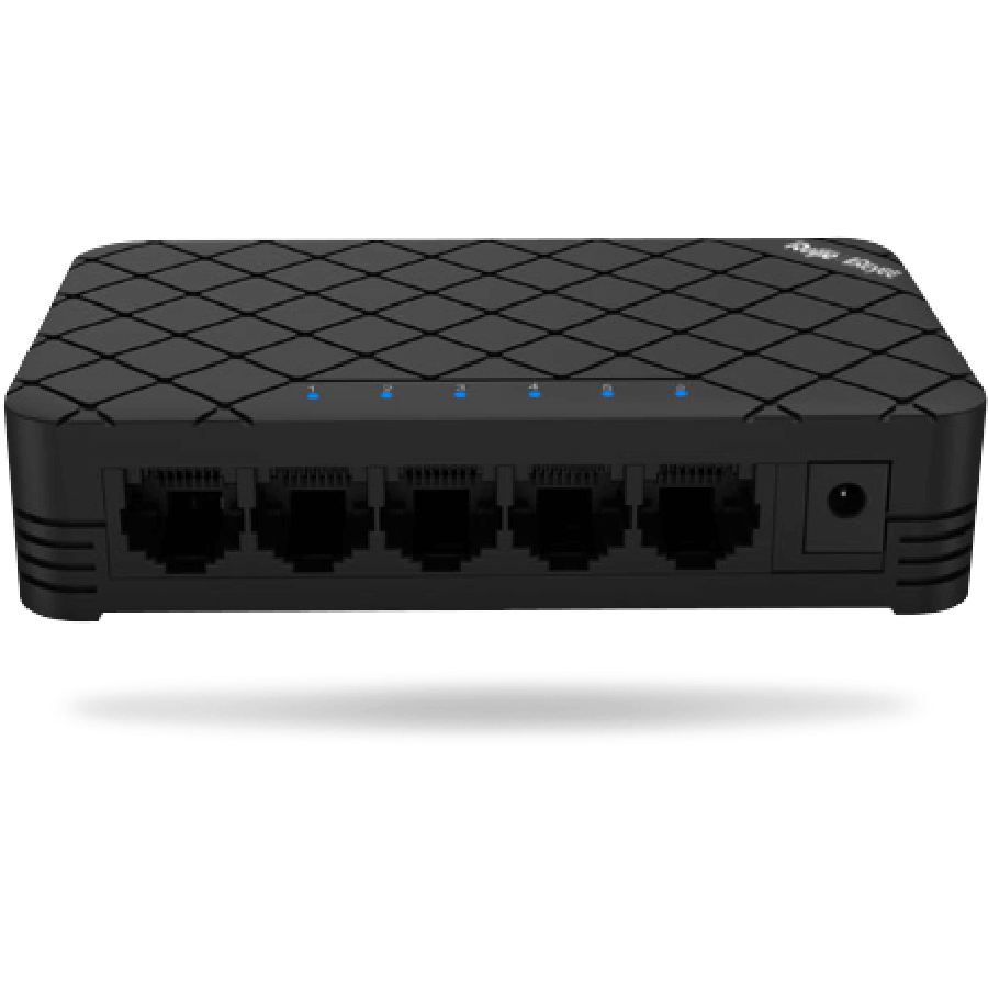 Ruijie Reyee RG-ES05 – 5-Port Unmanaged Switch mini, hiệu năng ổn định cho SOHO và gia đình