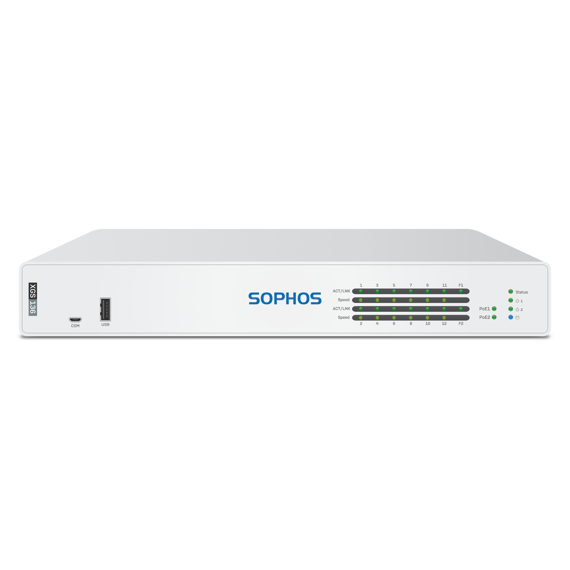 Tường Lửa Sophos XGS 136: Hiệu suất cao nhất với 2 cổng quang SFP và chip Xstream, dành cho SMB nhu cầu cao