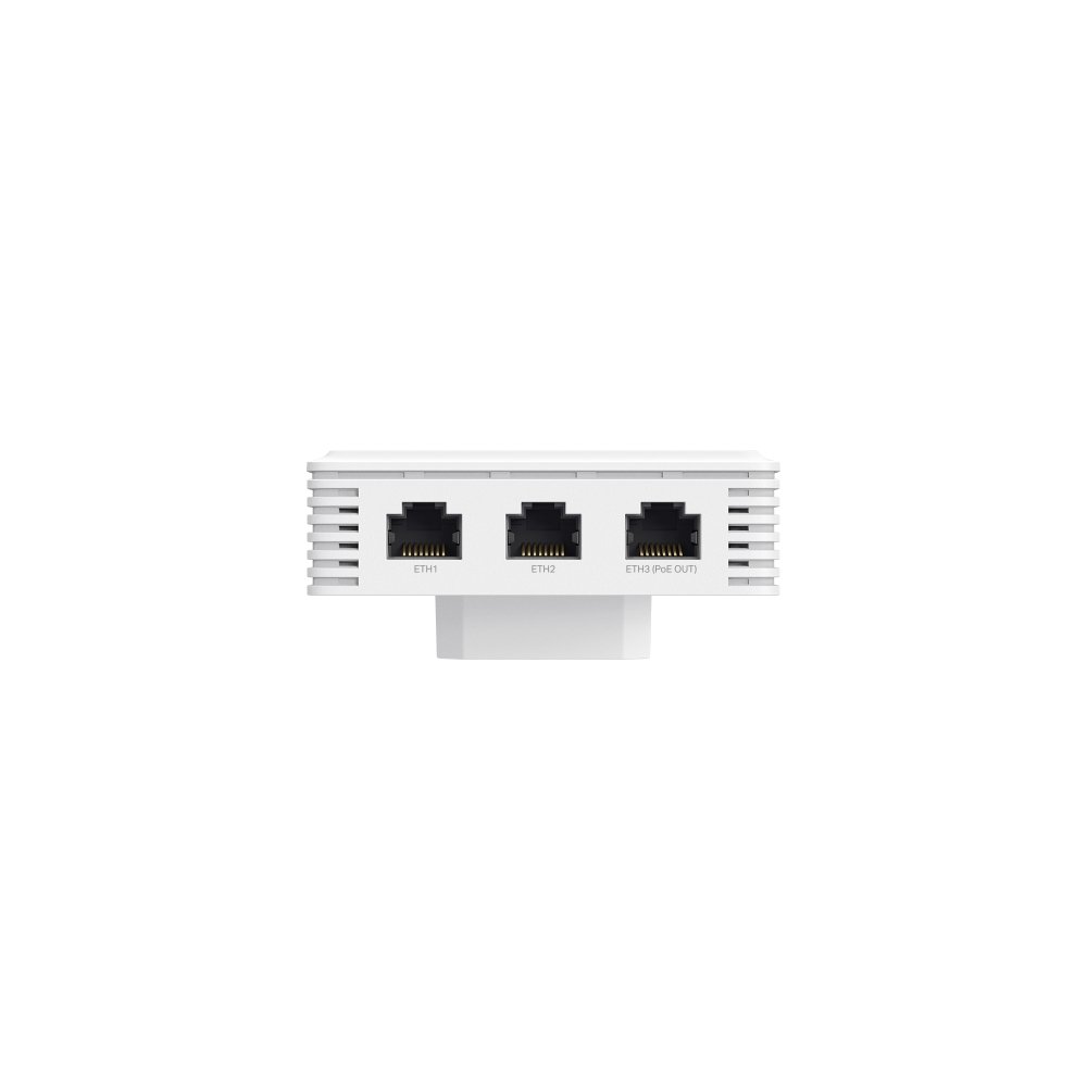 TP-Link EAP725-Wall | WiFi 7 BE5000 Wall Access Point Chuẩn 2.5G PoE, Mesh & Roaming Mượt Mà