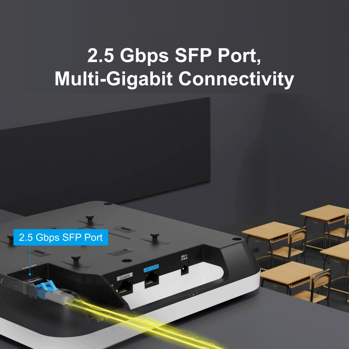 Thiết bị RG-AP820-L(V3) lắp đặt
