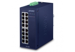 PLANET IP30 Industrial 16-Port 10/100/1000T Gigabit Ethernet Switch