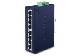  PLANET IP30 Slim Type 8-Port Industrial Fast Ethernet Switch (-40 to 75 degree C)