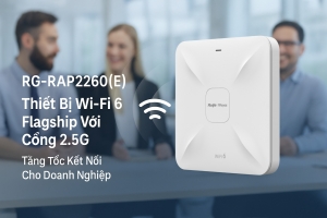 Tăng Tốc Kết Nối Văn Phòng Với RG-RAP2260(E): Wi-Fi 6 Flagship Dành Cho Doanh Nghiệp